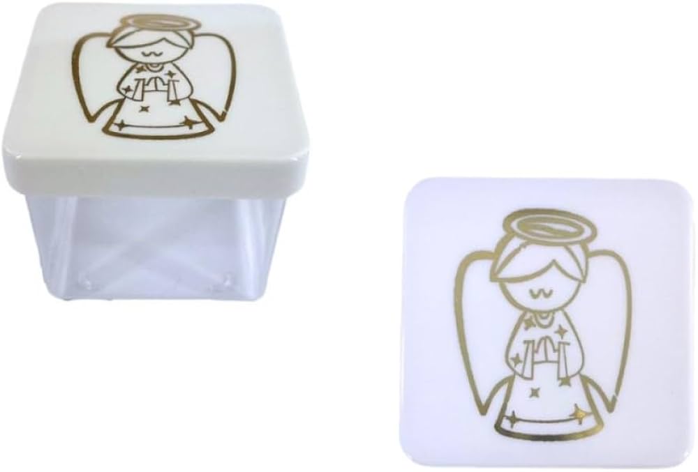 lembrancinha de batizado caixinha de acrilico