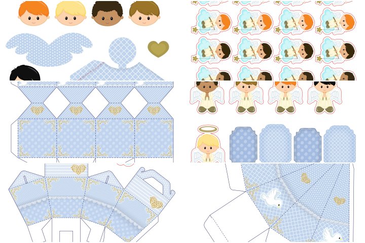 Como Fazer Caixas Personalizadas para Lembrancinhas de Batizado