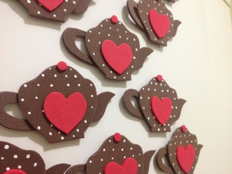 10 Modelos Incríveis de Lembrancinhas de EVA para Chá de Panela