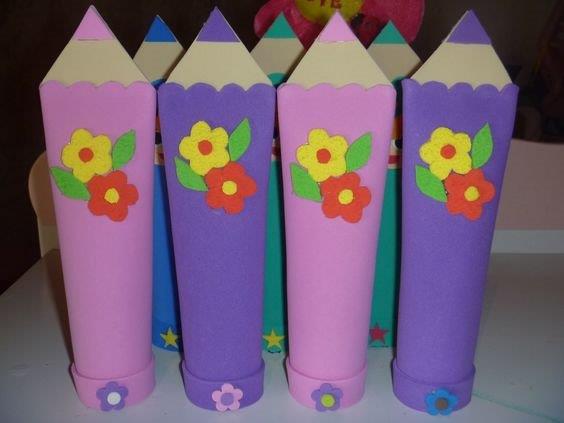 5 Ideias de Ponteiras de Lápis em EVA para Volta às Aulas