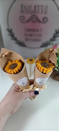 lembrancinha de girassol