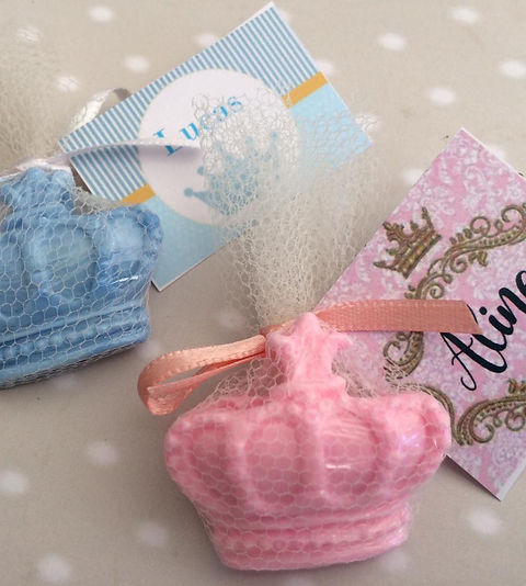 lembrancinha de maternidade coroa