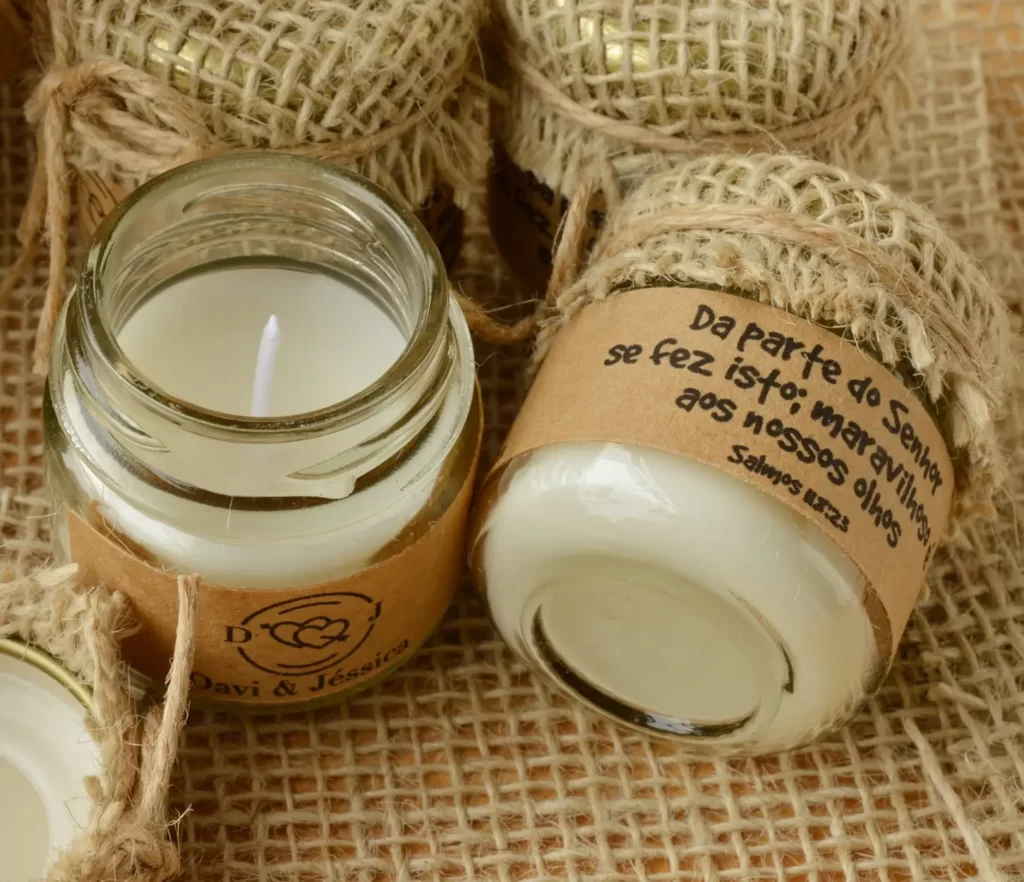 lembrancinha rustica de casamento