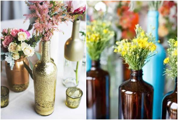 Mini garrafas de vidro para casamento: 5 ideias criativas