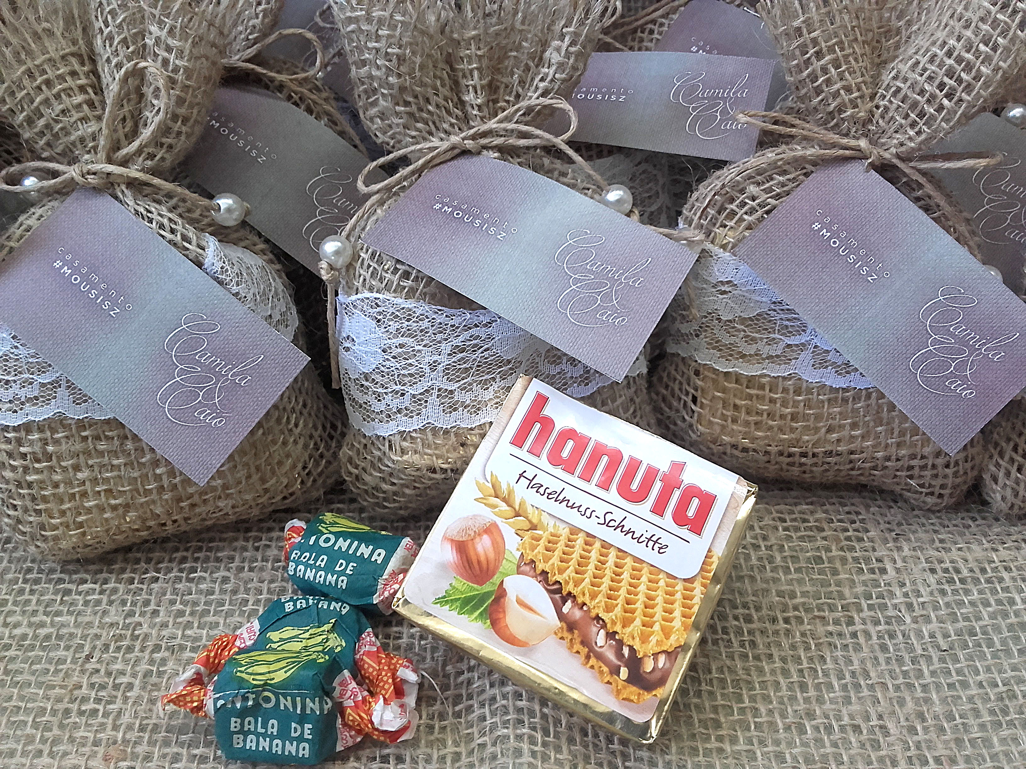 lembrancinhas de casamento com juta