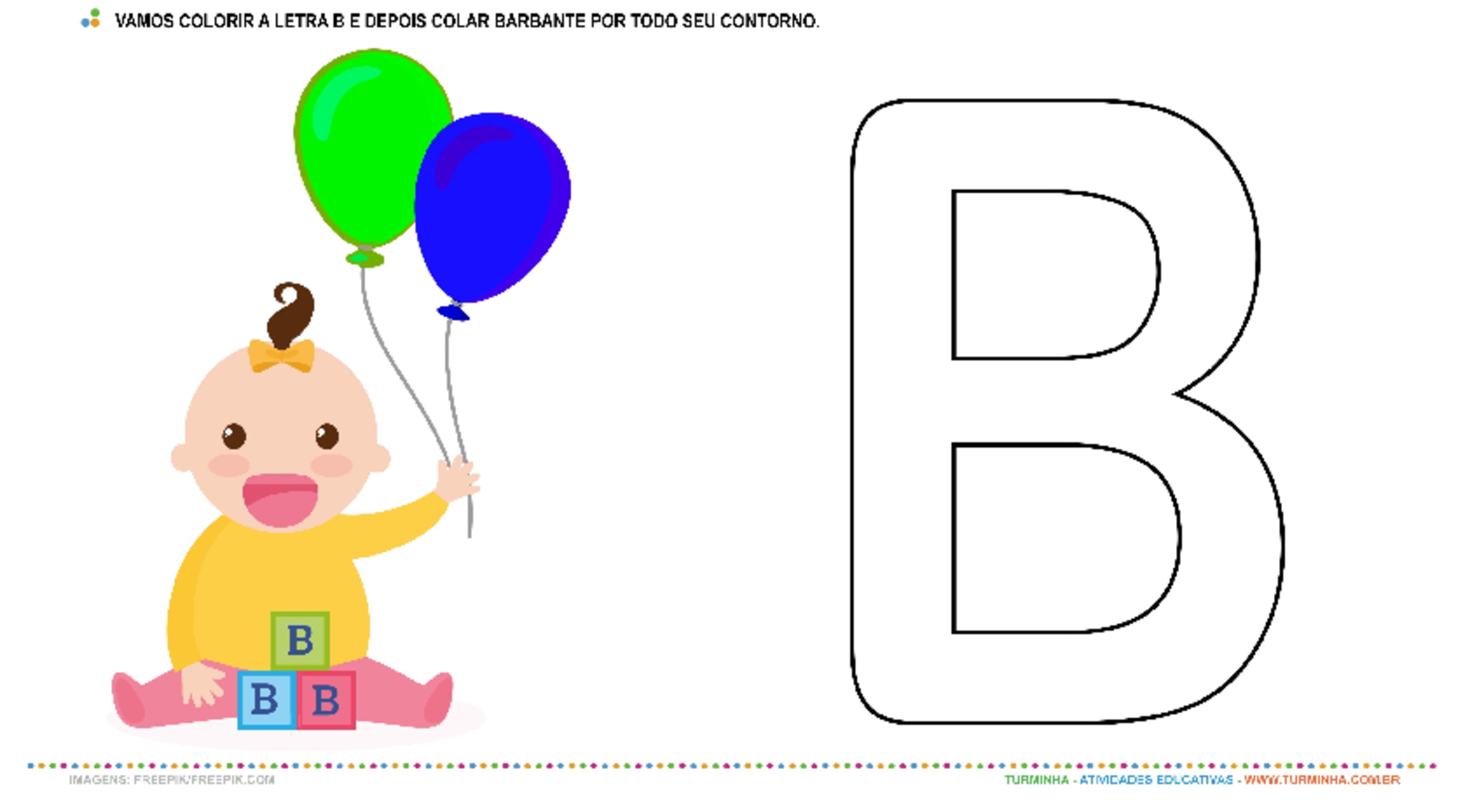 erros comuns ao ensinar a letra b para colorir