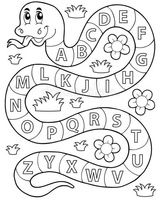 letras do alfabeto para colorir em formato cursivo