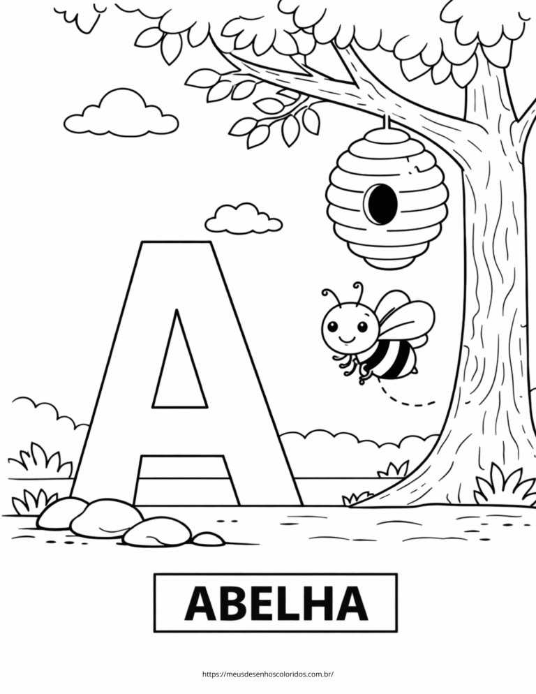 letras do alfabeto para colorir