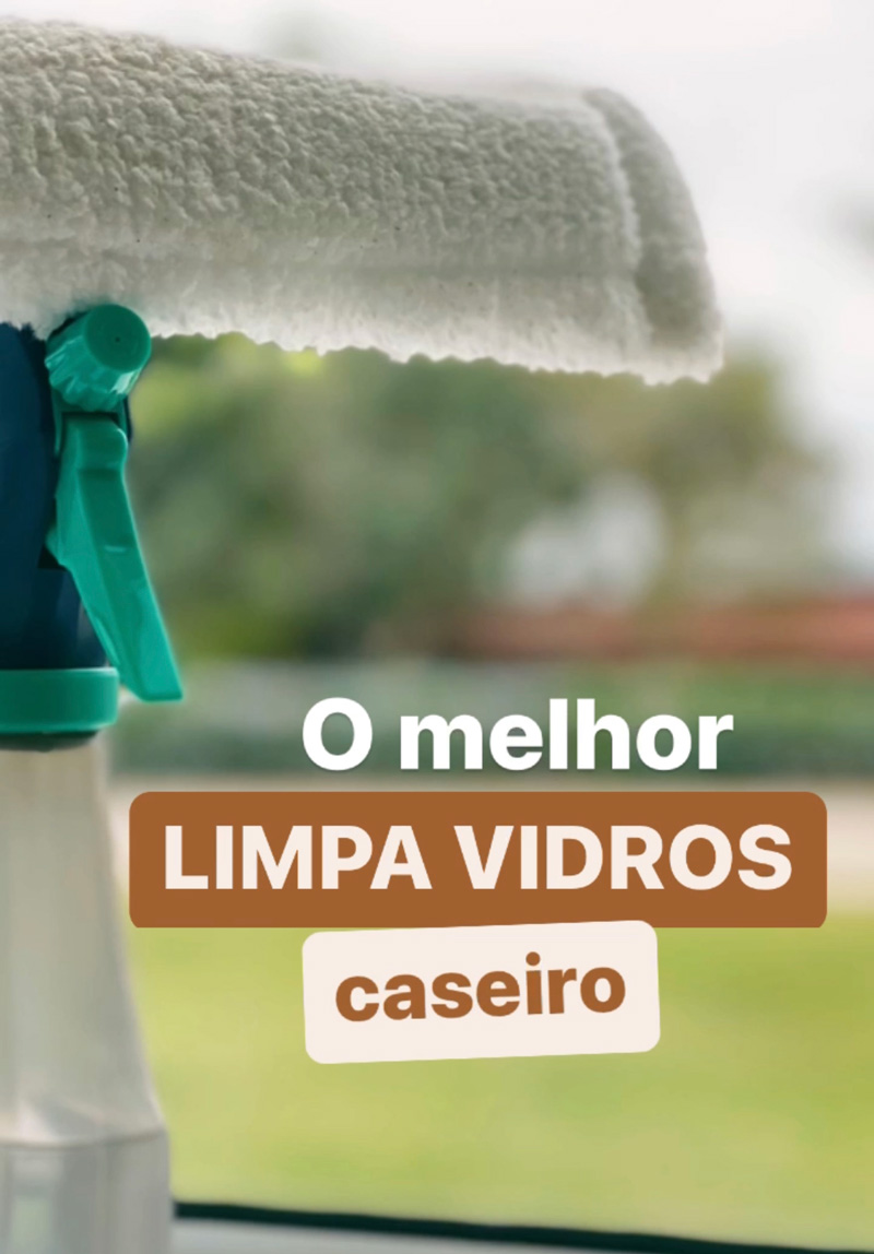 limpa vidros caseiro
