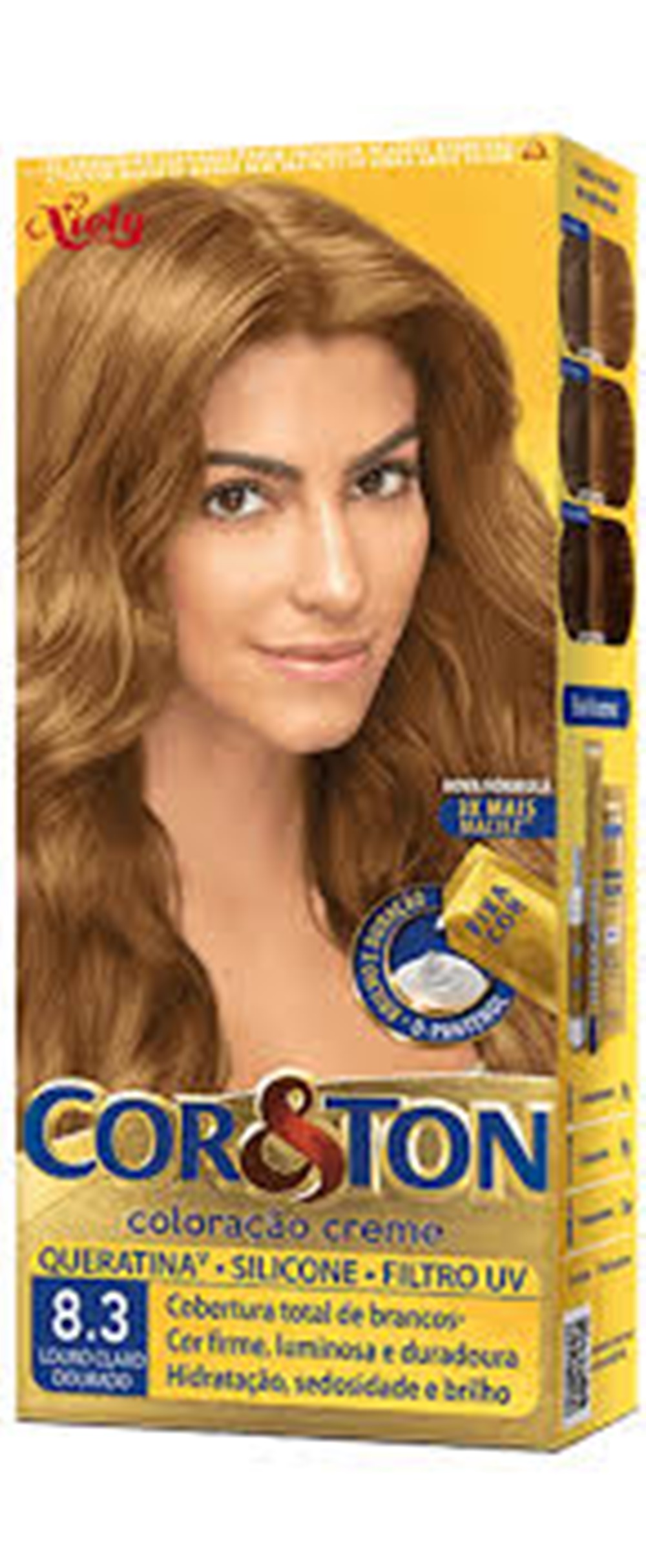 loiro dourado beach hair