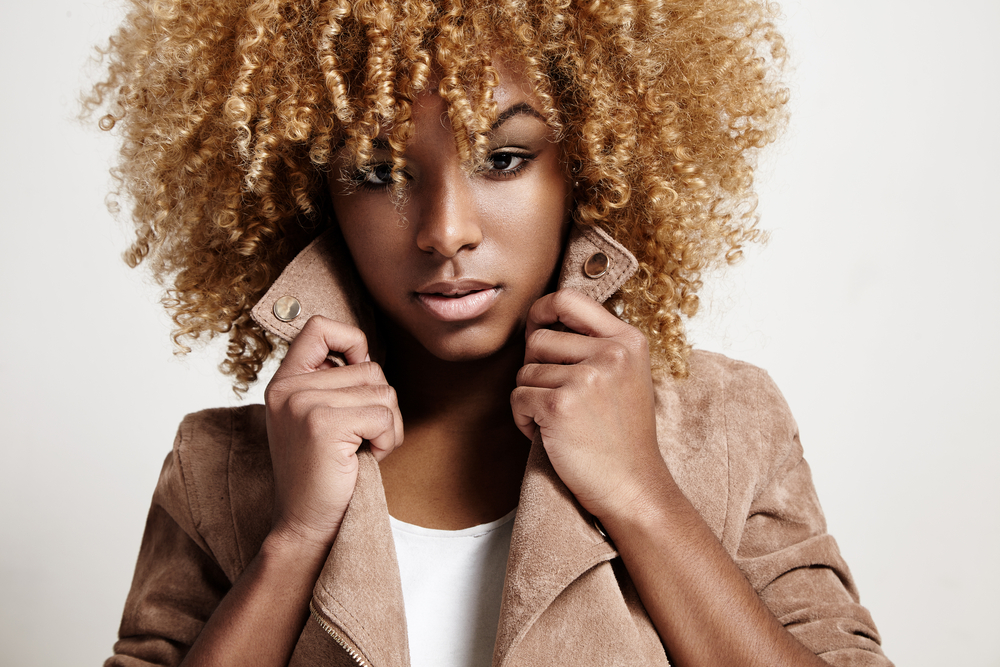 loiro dourado com mechas