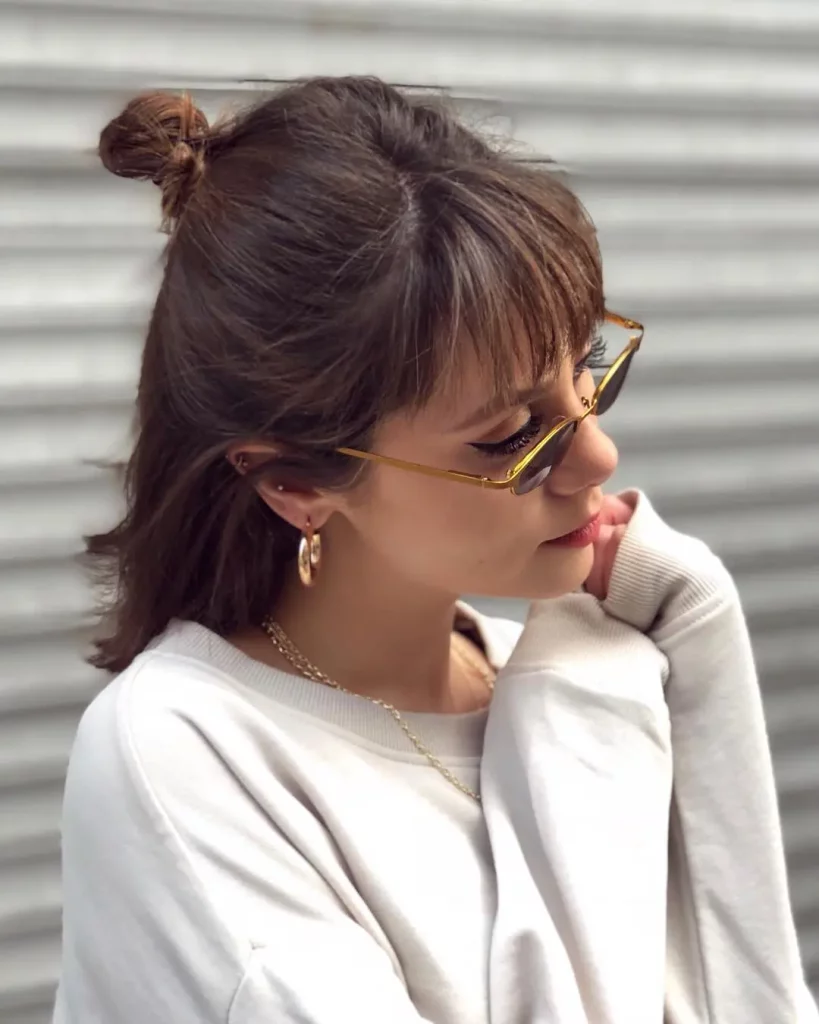 long bob médio para cabelo grosso