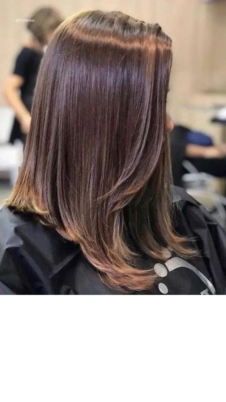 long bob médio para cabelo grosso