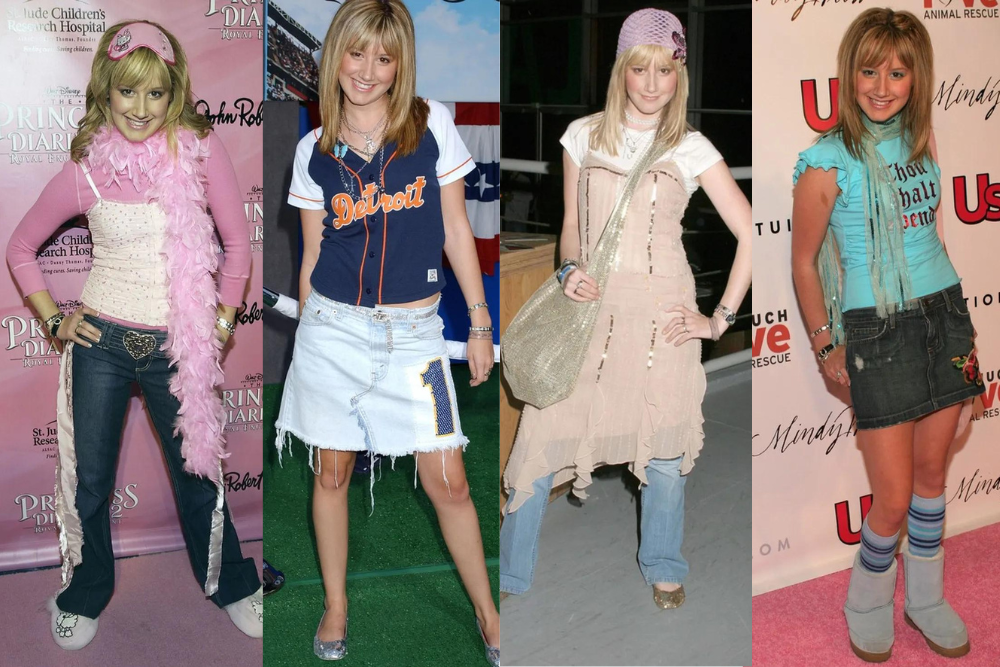 looks inspiração moda anos 2000