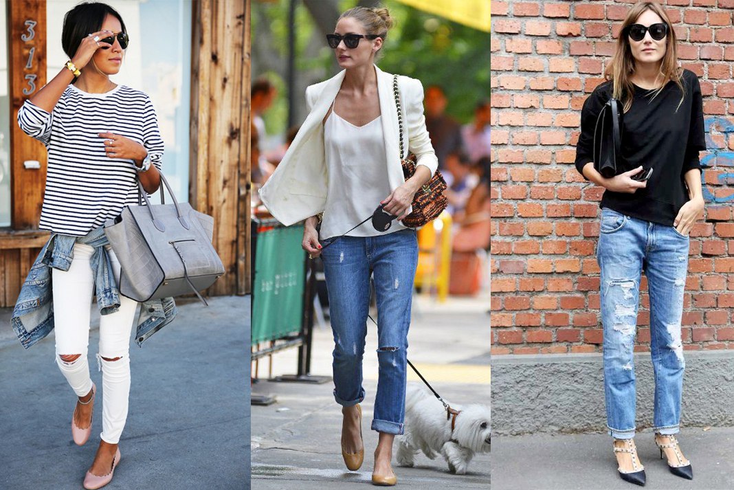 looks com calça destroyed