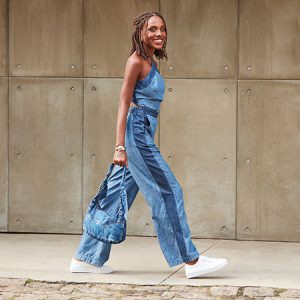 looks com macacão jeans