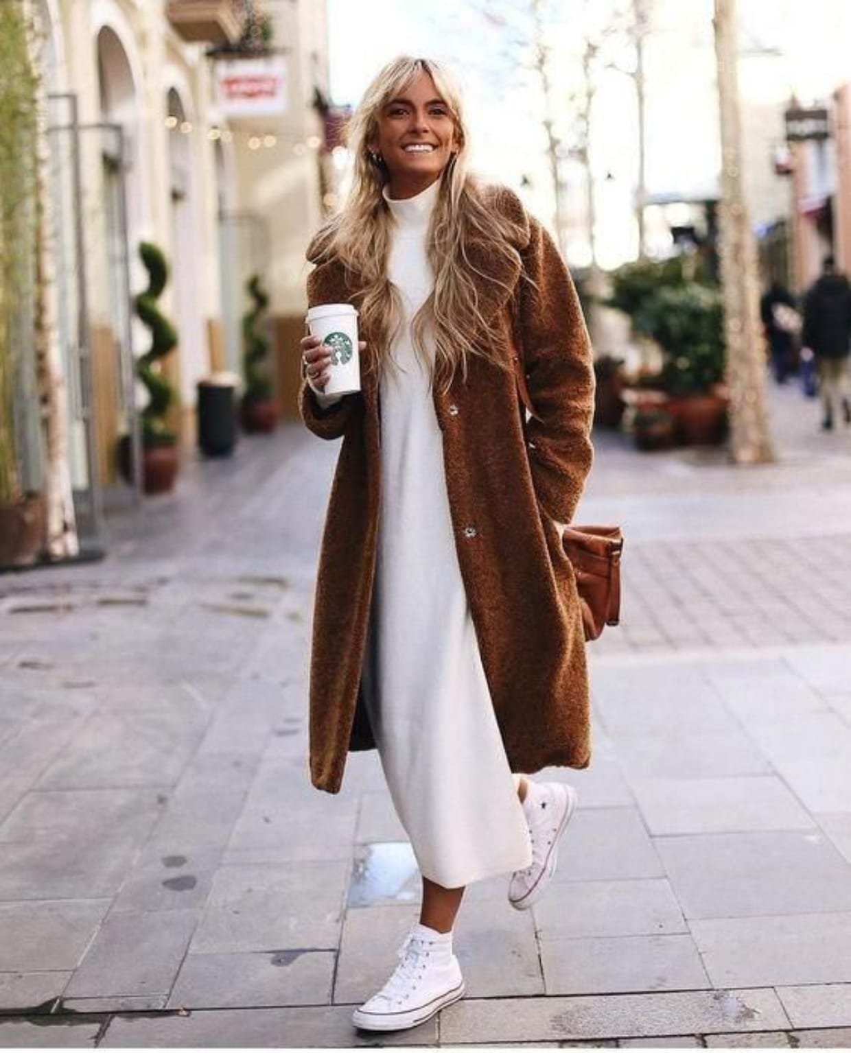 looks com vestido de malha