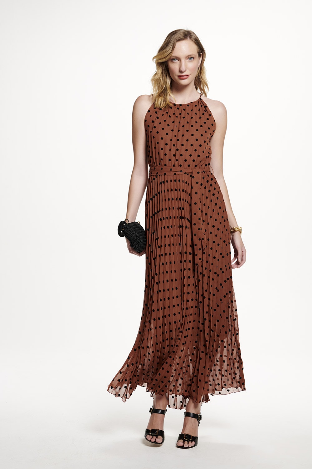 looks com vestido de poá