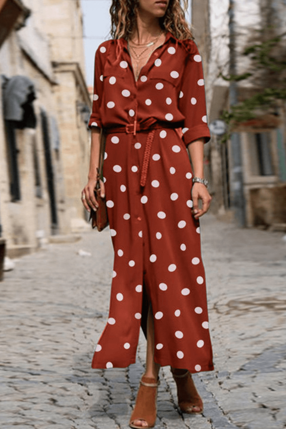 looks com vestido de poá