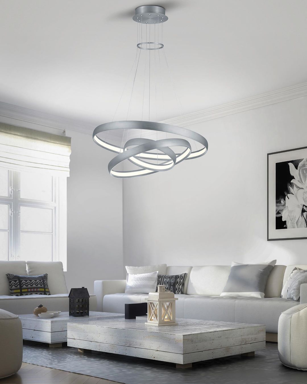 ideias de lustres para sala de jantar moderna