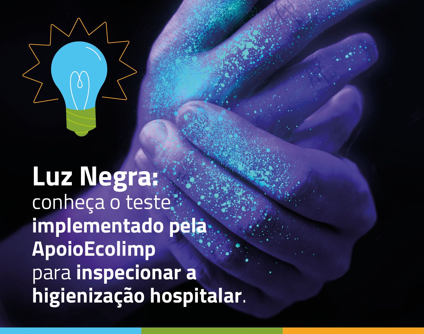Equipamento de iluminação UV para eventos