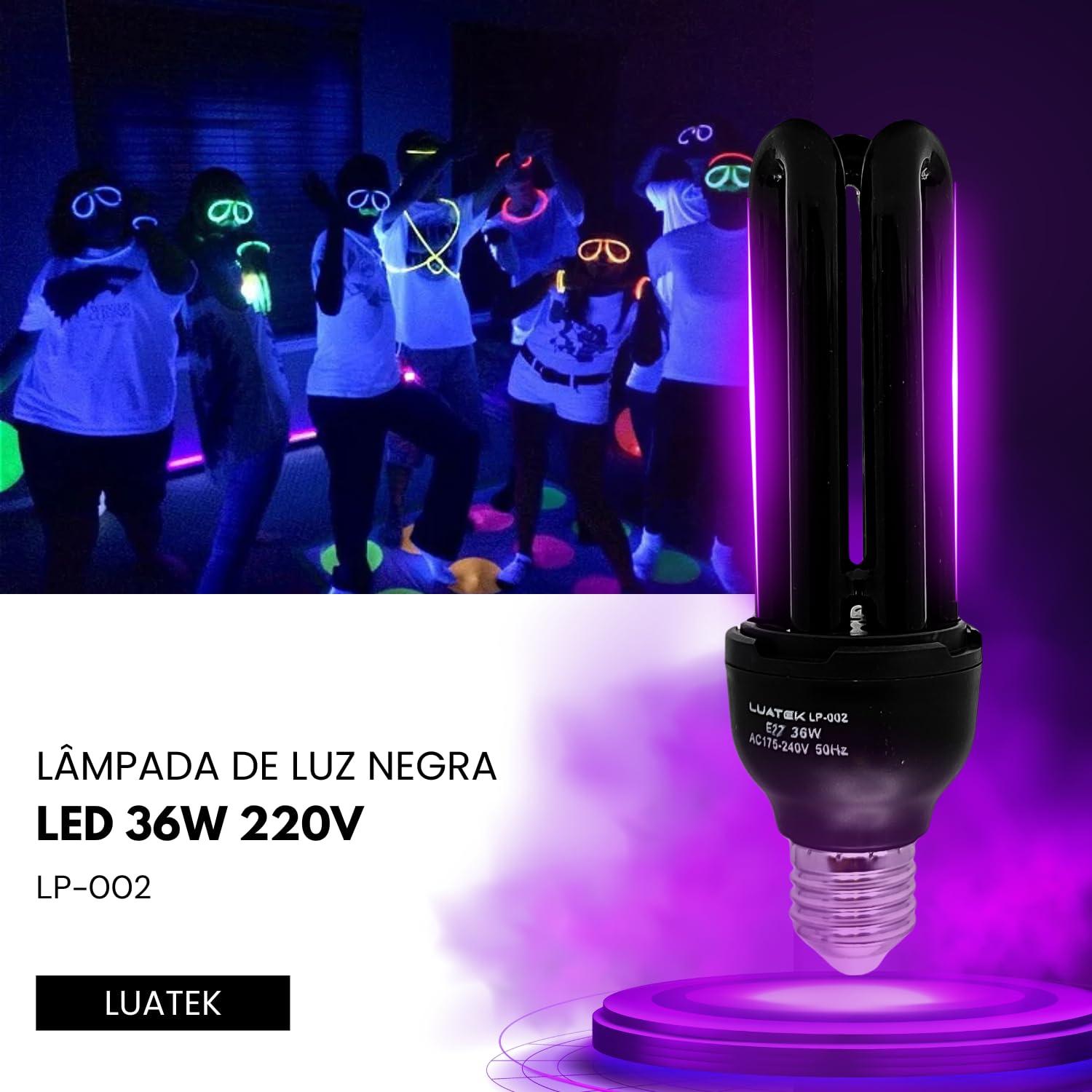 Tinta fluorescente para corpo