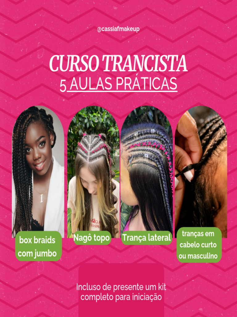 manutenção diária trança nago lateral