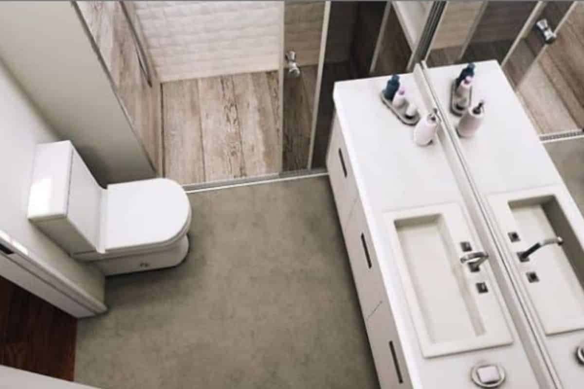 medidas ideais para um banheiro quadrado funcional e confortavel