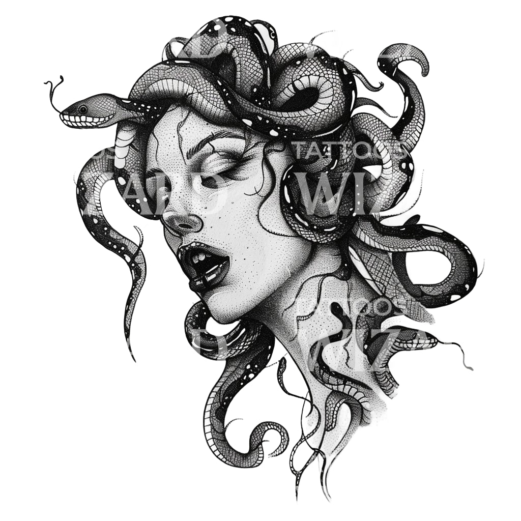 tatuagem medusa vs tatuagem serpente