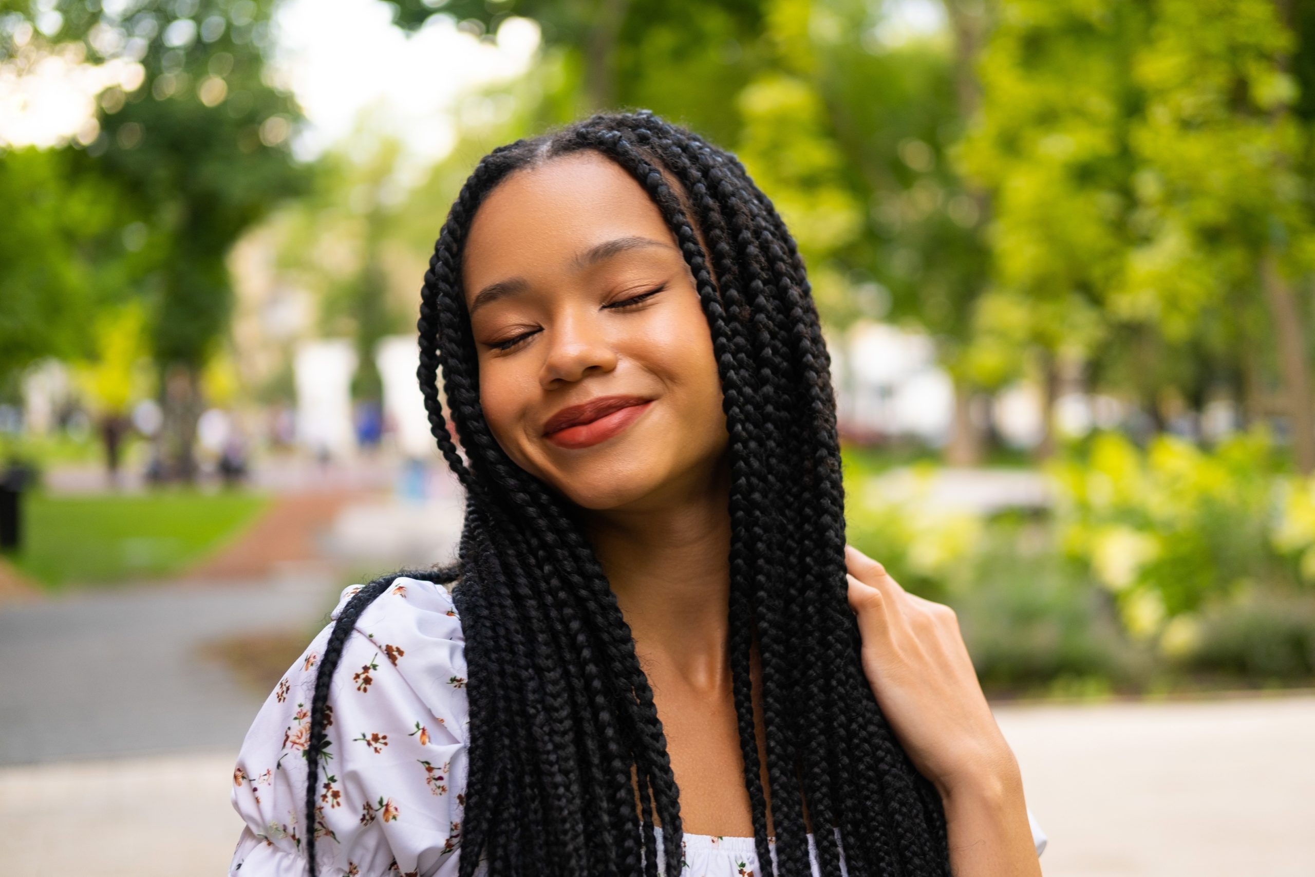 tranças nagô com topete para rosto redondo