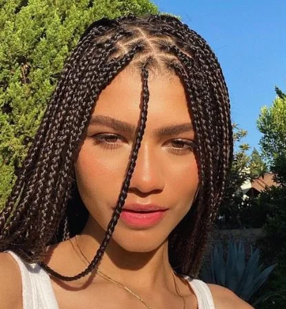 box braids ou boho braids qual a melhor para rosto