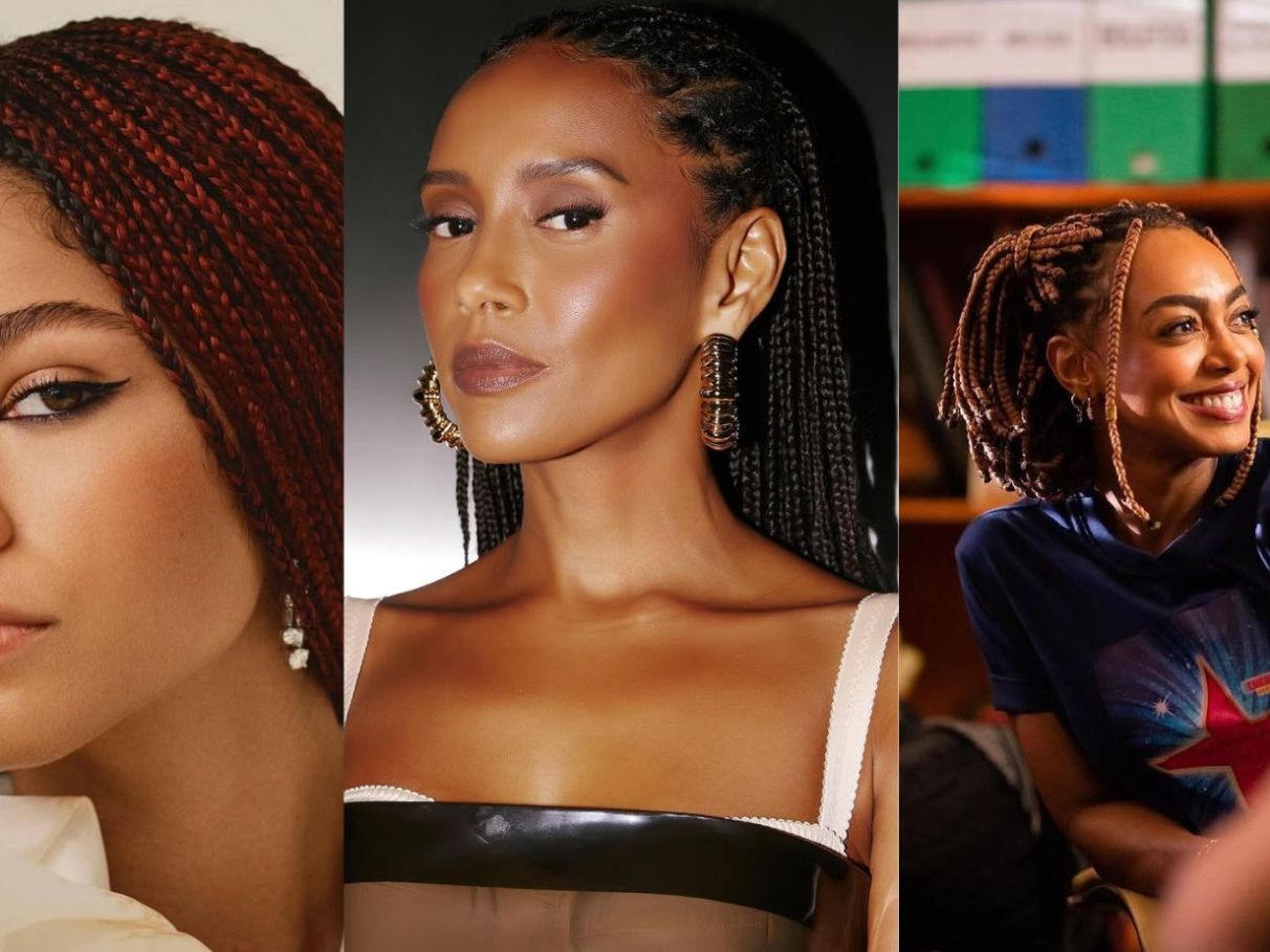 melhores tranças para cada formato de rosto fotos