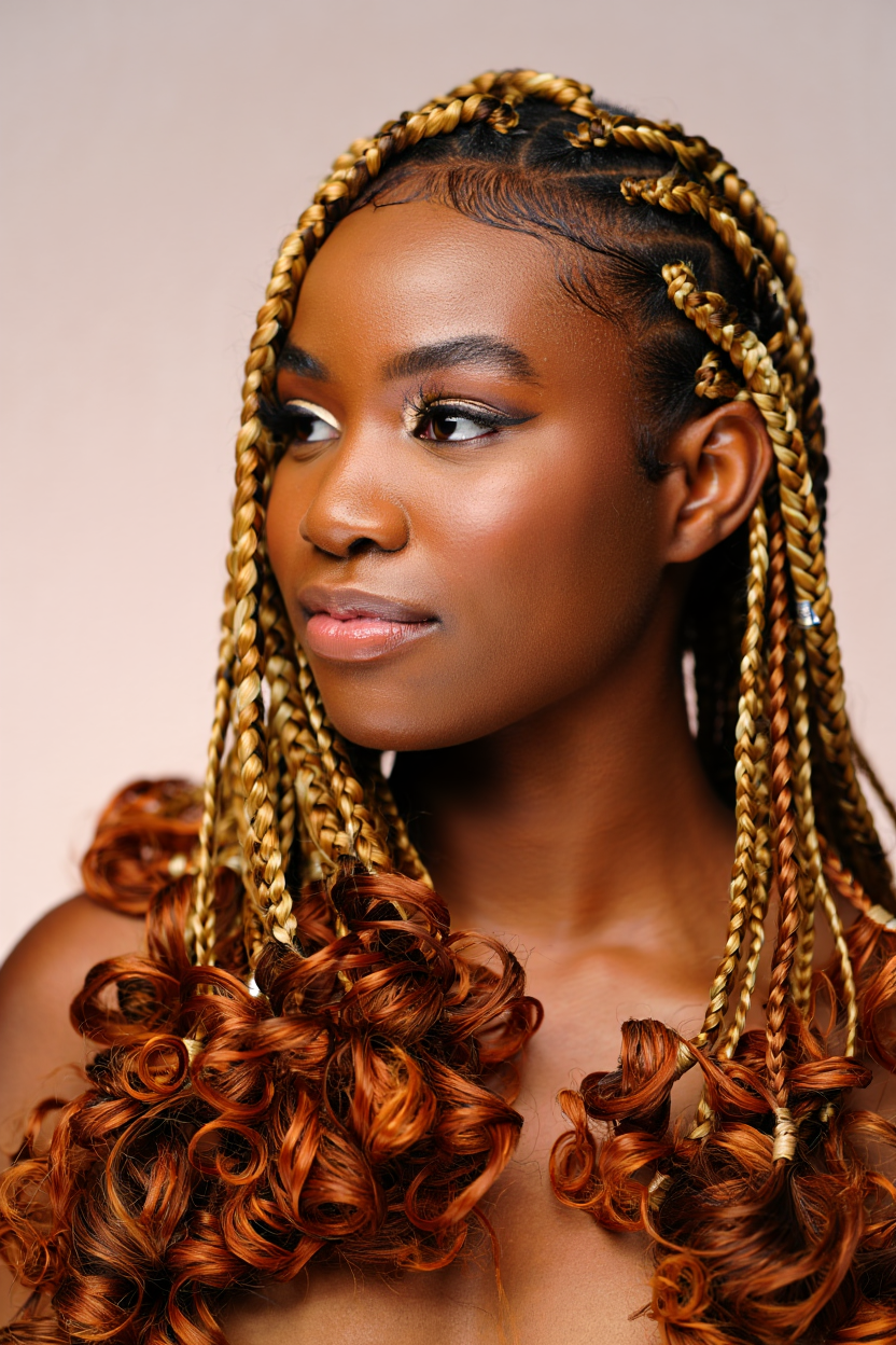box braids ou boho braids qual a melhor para rosto