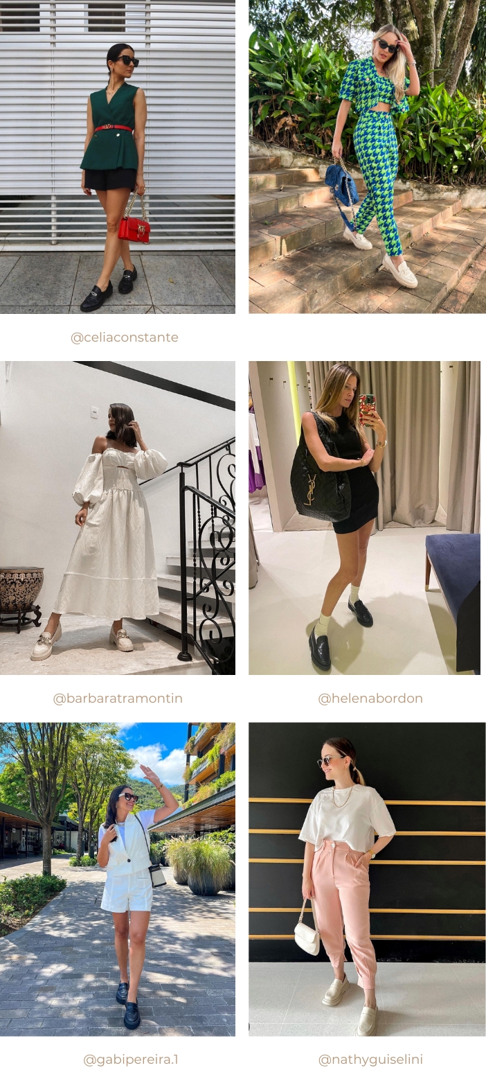 como não errar ao combinar mocassim feminino