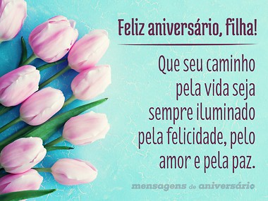 mensagem de aniversário para filha inspiradora