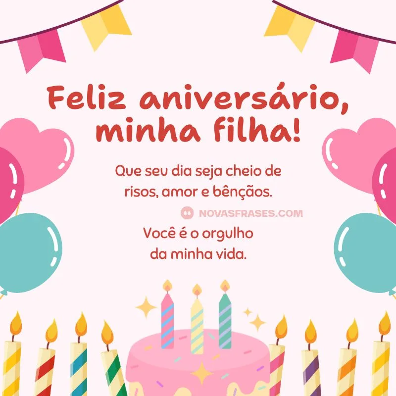 mensagem de aniversário para filha inspiradora