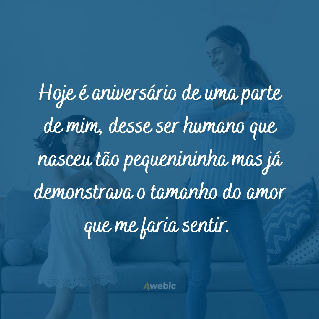 mensagem de aniversário para filha vs. filho