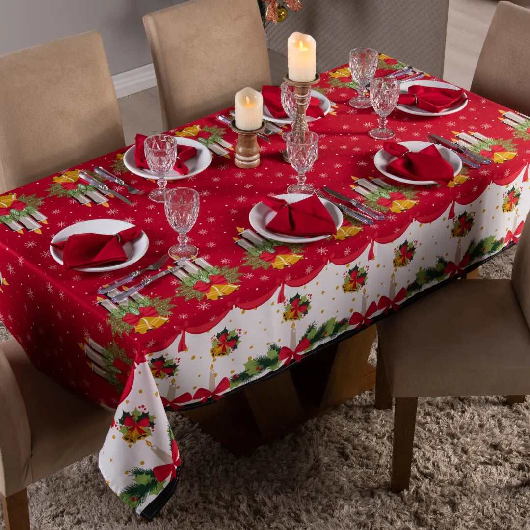 mesa posta natal elegante