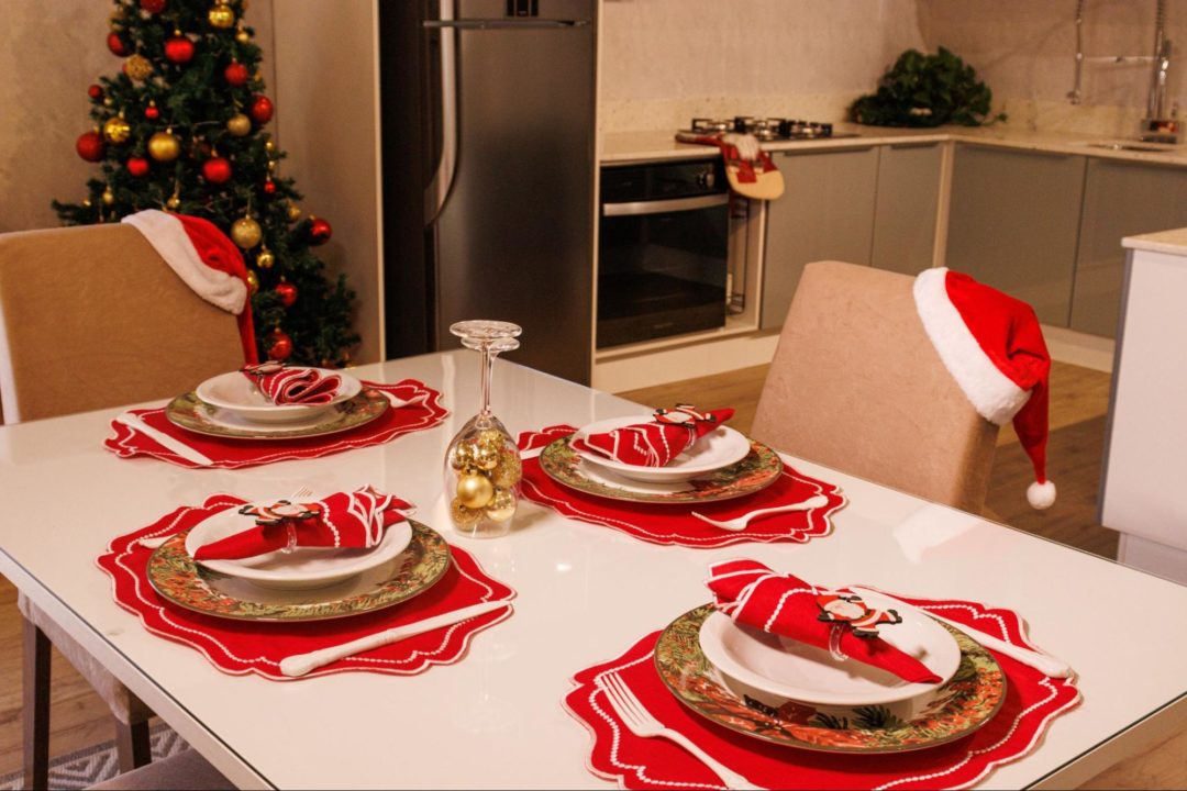 mesa posta natal para 10 pessoas