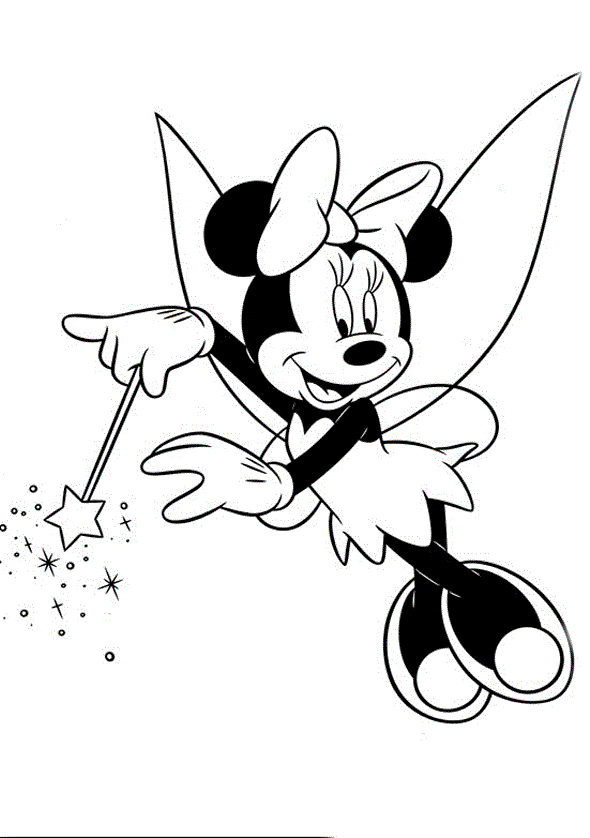 minnie colorir