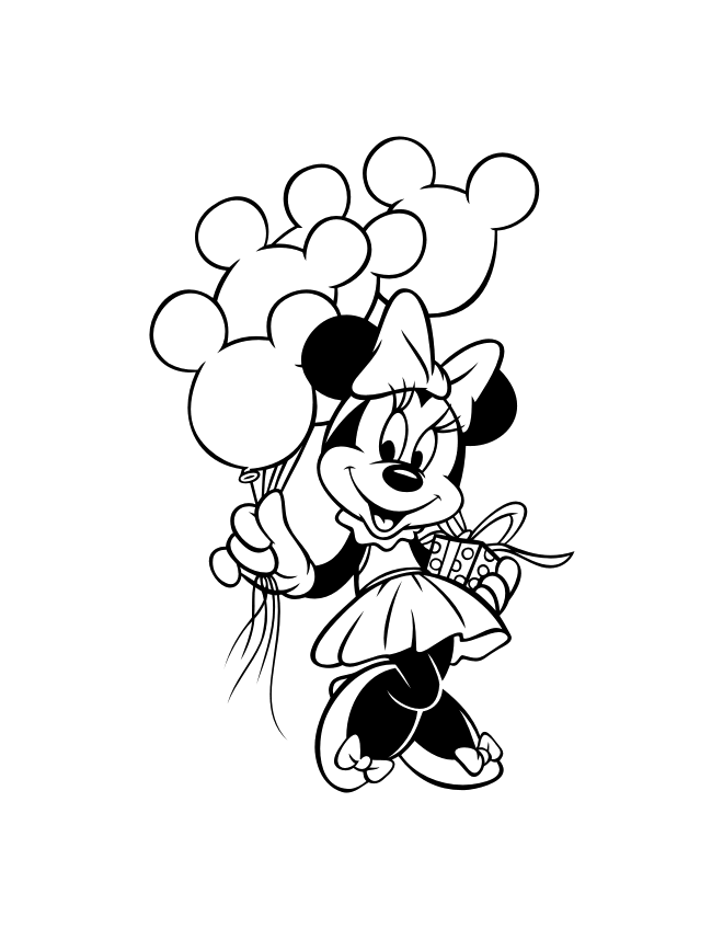 melhores desenhos da minnie para colorir em pdf