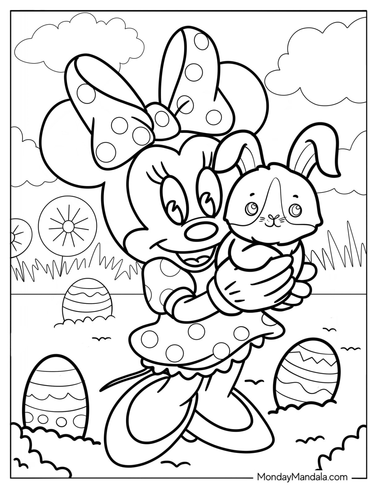 melhores desenhos da minnie para colorir em pdf
