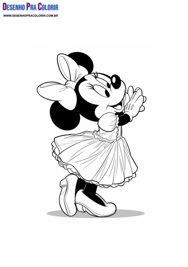 erros comuns ao colorir minnie mouse