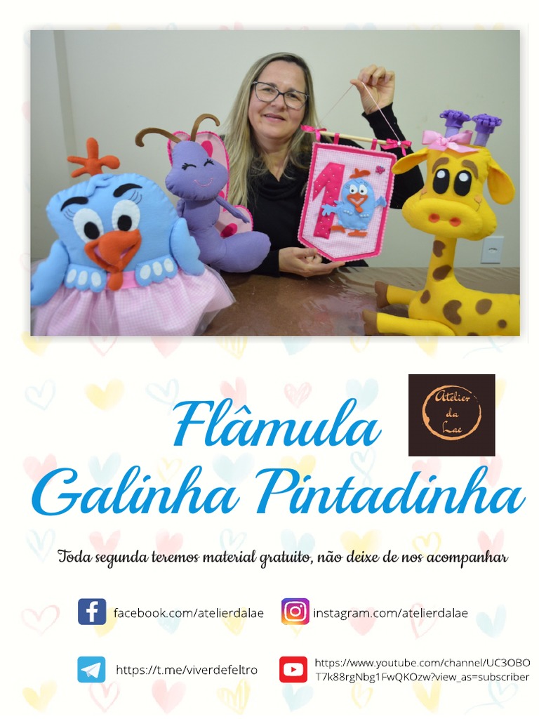 Onde Encontrar Moldes de Feltro Gratuitos para Outros Personagens Infantis