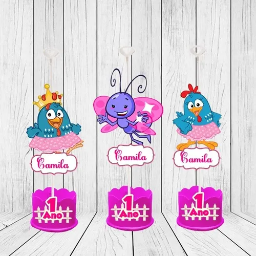 Passo a Passo: Centro de Mesa Galinha Pintadinha em EVA para Iniciantes