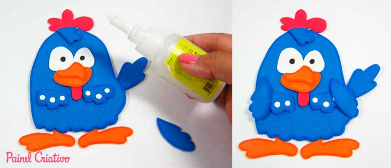 Moldes Gratuitos da Galinha Pintadinha para Imprimir e Montar