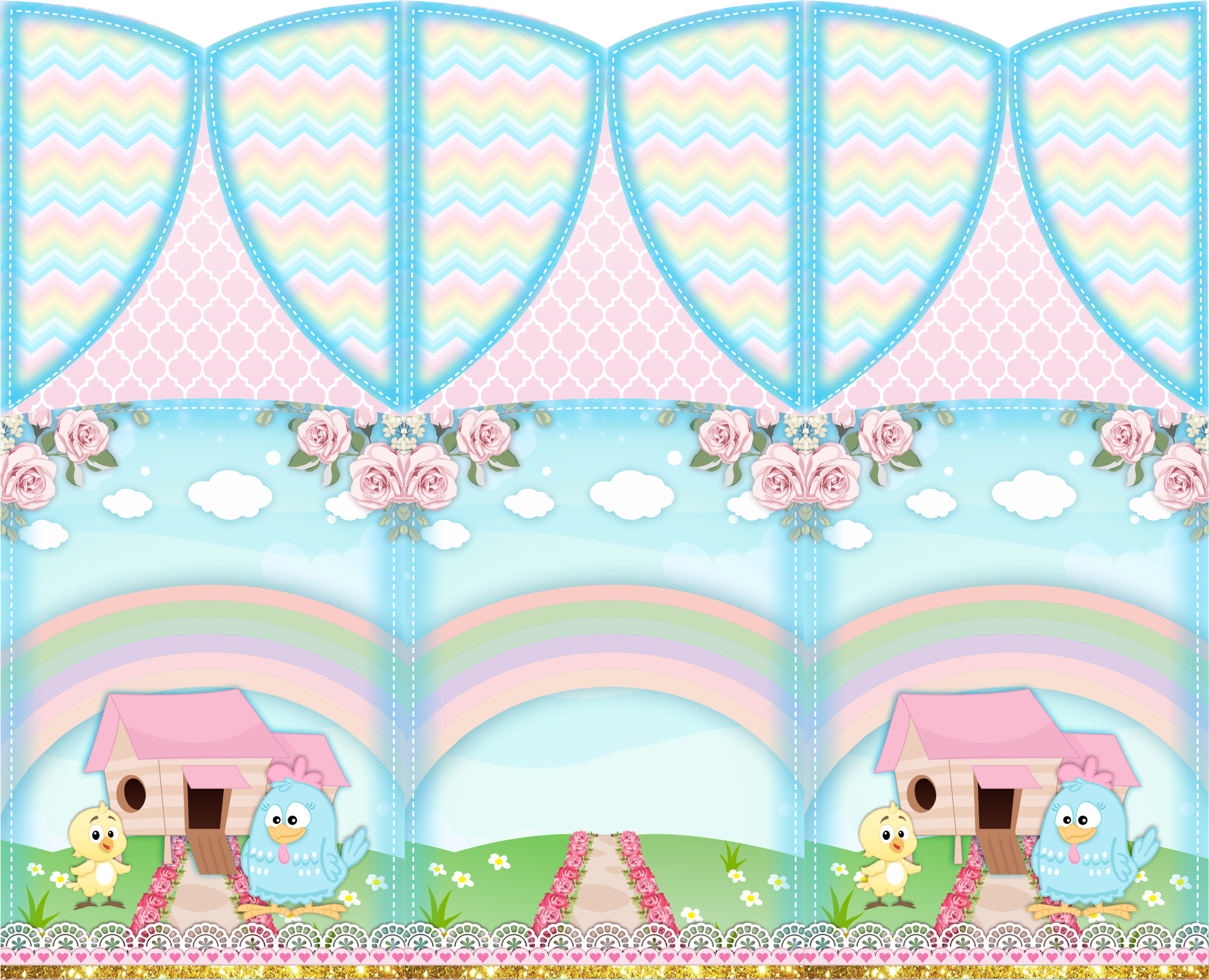 Passo a Passo: Centro de Mesa Galinha Pintadinha em EVA para Iniciantes