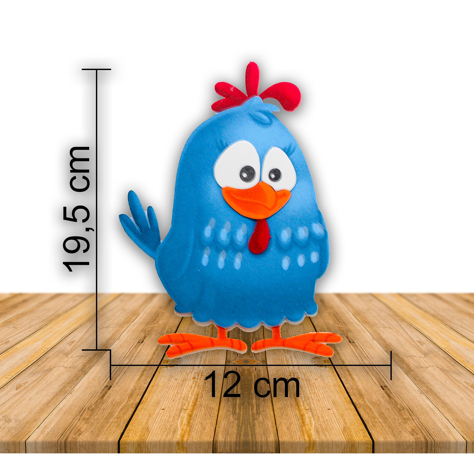 Passo a Passo: Centro de Mesa Galinha Pintadinha em EVA para Iniciantes