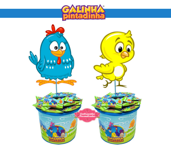 Passo a Passo: Centro de Mesa Galinha Pintadinha em EVA para Iniciantes