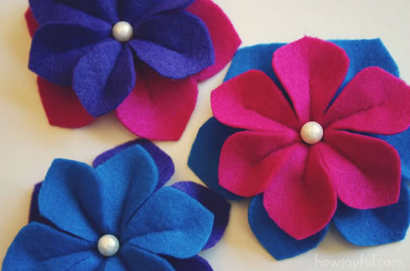 Transforme Moedas em Moldes: Flores de Feltro Sem Custo